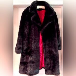 large vintage Salvini faux fur 80’s